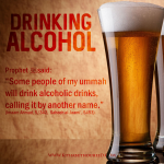 en _ prohibition_Some people of my ummah will drink khamr calling it by another name _ hadith_islamic poster
