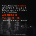 en_ hereafter _kuffar will abide in the Fire of Hell.